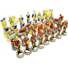 Skygo Satranç Taşı Polyester Ortaboy Truva Dekoratif Hediyelik