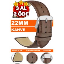 Trendburada Huawei Watch Gt Gt2 Gt3 Gt4 Gt5 Pro 46mm-Xioami Redmi Watch 5 Active-Lite Uyumlu 22mm Deri Saat Kordonu Kayışı TB3