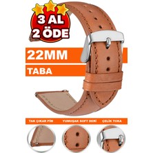 Trendburada Huawei Watch Gt Gt2 Gt3 Gt4 Gt5 Pro 46mm-Xioami Redmi Watch 5 Active-Lite Uyumlu 22mm Deri Saat Kordonu Kayışı TB3