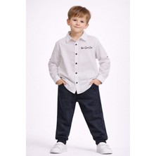 love Ayarlanabilir Kol Erkek Şile Keten Gömlek