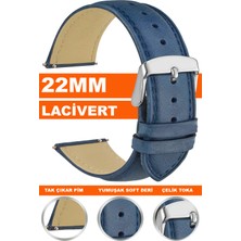 Trendburada Huawei Watch Gt Gt2 Gt3 Gt4 Gt5 Pro 46mm-Xioami Redmi Watch 5 Active-Lite Uyumlu 22mm Deri Saat Kordonu Kayışı TB3