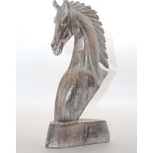 Skygo Ahşap At Büstü
