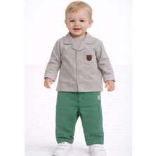 love Keten Gömlek Keten Pantolon Erkek Çocuk Takım