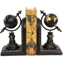 Skygo Kitap Stoper Yerküre Dünya Model Dekoratif Hediyelik