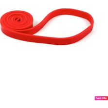 PremiumPort Kırmızı Lateks Güç Direnç Lastiği 210CM x 2cm x 0.5mm, 25 Kg, Crosstraining