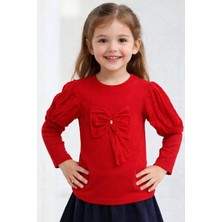 love Kurdele Detaylı Kolları Güpürlü Bluz