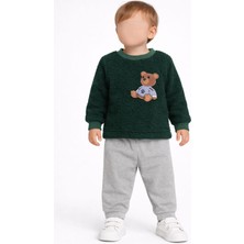 love Yuvarlak Yaka Şardonlu Alt-Üst Erkek Çocuk Takım