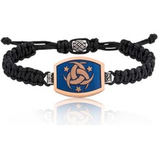 Skygo Gümüş Teşkilat-I Mahsusa Makrome Erkek Bileklik