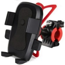 Lastik Destekli Standlı Bisiklet Telefon Tutucu