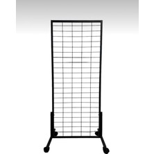 Md Vitrin Dekorasyon 60X150 cm Tekerlekli Pano Stant , Aksesuar Standı, Duvar Panosu, Çok Amaçlı Stant