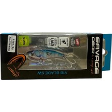 Savage Gear Vib Blade 4gr 3.5cm Vibrasyon Jig Yem Blue Pink Zebra