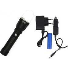 Skygo Flaşörlü Uzun Mesafeli Şarjlı Pilli Mıknatıslı El Feneri