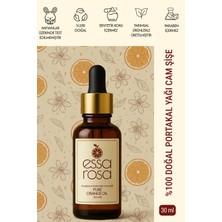 Essa Rosa Portakal Yağı Cam Şişe 30 ml - Vegan - Rahatlatıcı - Enerji Veren Uçucu Yağ