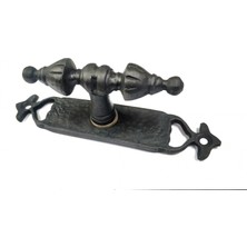 Dorasan Antika Tarz Dekoratif Pirinç Burma Pencere Kolu - 152X32 Mm, Oksit