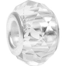 Kumi Bileklik Ve Kolye Için 925 Ayar Damgalı Gümüş Kaplama Yuvarlak Charm