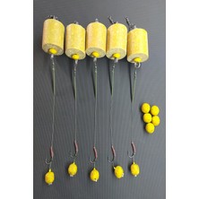 Sr Sazanrig Küspe Aparatlı Boili Takımı 5 Li Set 5 Adet Yedek Boili(Küspe Dahil)