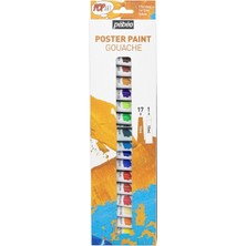 Pebeo Pop Art Guaj Boya Seti 17X10ML + 15ML Beyaz 669810