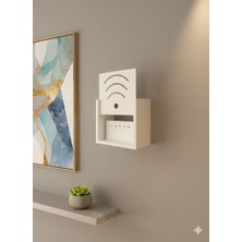 Lufely 15X25X30 Modern Wi-Fi Modem Saklama Kutusu