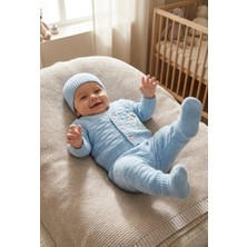 Buufuu Bebek Triko Takım Uzun Kollu 4 Parça Set 0-6 Ay