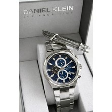 Daniel Klein Italyan Tasarım Bilekli Hediyeli 2 Yıl Garantili Çelik Kordon Erkek Kol Saati Y10769.2