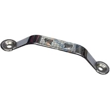 Dekoratif Zamak Kulp Dıştan - 64MM, Nikel, 1 Adet