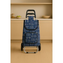 Vadi Ses Yapmaz Tekerlekli Su Geçirmez Çantalı Alüminyum Gövdeli Katlanabilir Pazar Arabası