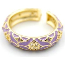 Skygo Mineli Yüzük - Mor