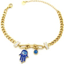 Skygo Fatıma Eli Bileklik - Altın