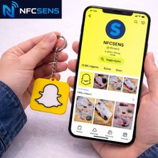 NFCSENS Snapchat Nfc Anahtarlık