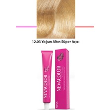 Skygo Premium 12.03 Yoğun Altın Süper Açıcı - Kalıcı Krem Saç Boyası 50 G Tüp