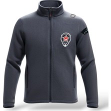 Modanka Özel Güvenlik Poları Reflektör Baskılı Füme Renk Kışlık Kadın Erkek Sıcak Kalın