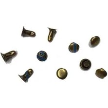 Cotton Soft Rivet Perçin - 6mm, Antik, 1000 Adet