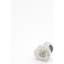 Skygo Pn Bileklik Kalp Charm - Gümüş