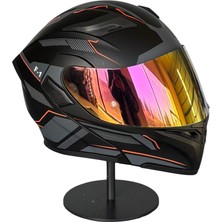 Scharf 902 Çene Açılır Motosiklet Kaskı – Güneş Gözlüklü E1 (Rosepink Vizörlü)