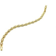 Skygo Taşlı Vip Bileklik - Altın