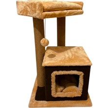 Feyza Design Kedi Tırmalama Tahtası ve Evi Seti, Eğlence ve Konfor Bir Arada