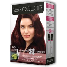 Skygo 2 Tüp Krem Saç Boyası Seti Kestane Kızılı No:4.6