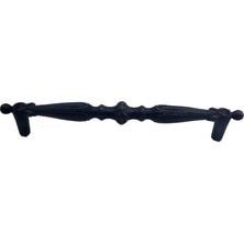 Antika Tarz Dekoratif Pirinç Yeni Sütun Mobilya Kulbu - 160MM, Oksit