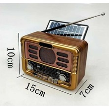 Skygo RT-671 USB Bt Radyo Solar Paneli Müzik Çalar