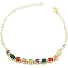 Skygo Taşlı Bileklik - Altın