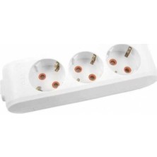 Skygo Asel 3 Lü Priz Topraklı Klemensli