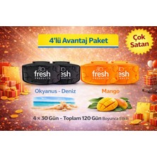 Fresh Products 🚽🌿 Fresh Clip 2.5 Wc Kokusu – Mango ve Okyanus Esintisi | 4’lü Avantaj Set