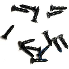 Klips, Menteşe, Ayak, Ağaç, Sunta Vidası 2,2x9,5mm - Siyah 100 Adet