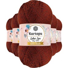 Skygo 5 Adet Lotus Lux Bikini Büstiyer Bluz Simli Örgü Ipi K834 Taba