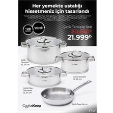 Cooknkeep Çelik Tencere Seti