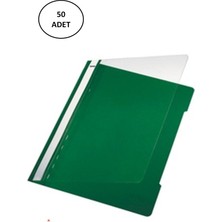 Skygo Ticon Plastik Telli Dosya Yeşil 50 Li