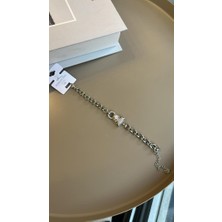 Skygo Zirkon Leopar Bileklik - Gümüş