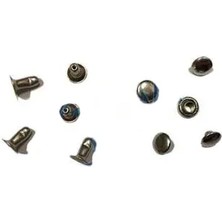 Cotton Soft Rivet Perçin - 6mm, Nikel, 1000 Adet