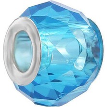 Kumi Bileklik Ve Kolye Için 925 Ayar Damgalı Gümüş Kaplama Yuvarlak Charm