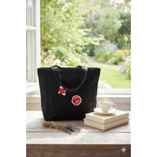 Yarımada Kadın Kooperatifi Özenle Seçilmiş Yüksek Kaliteli Duck Keten Kumaştan Üretilen  Özel Tasarım Omuz Askılı Canta